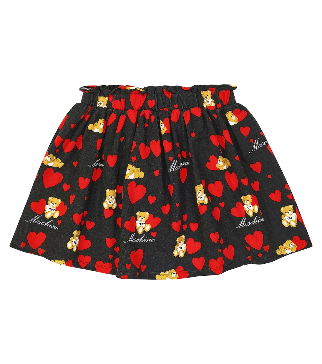 Falda estampada en mezcla de algodón | Moschino Kids