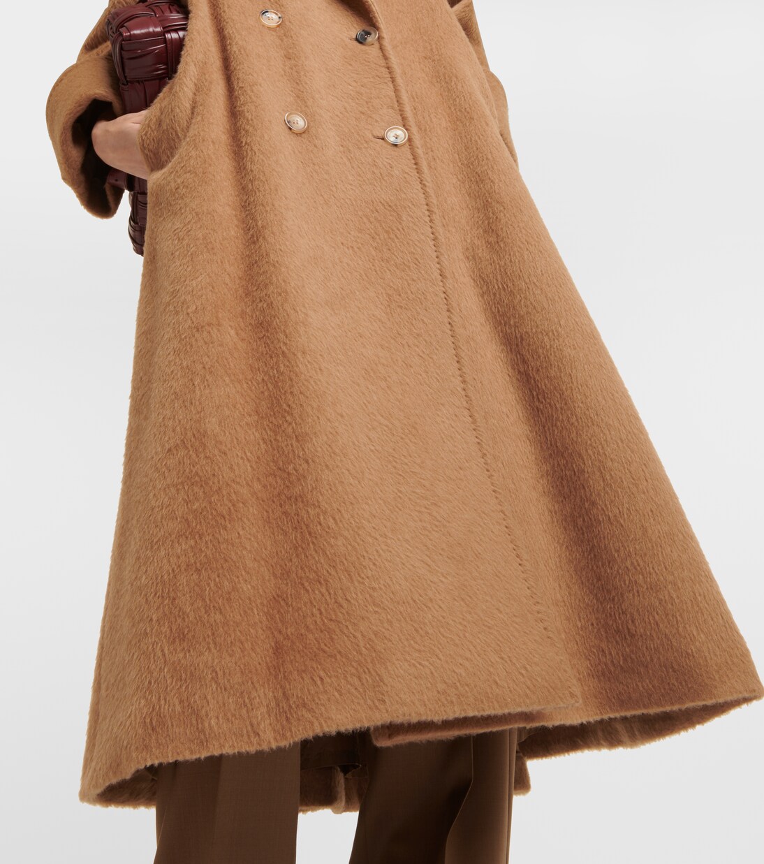 Womens longline camel coat sales