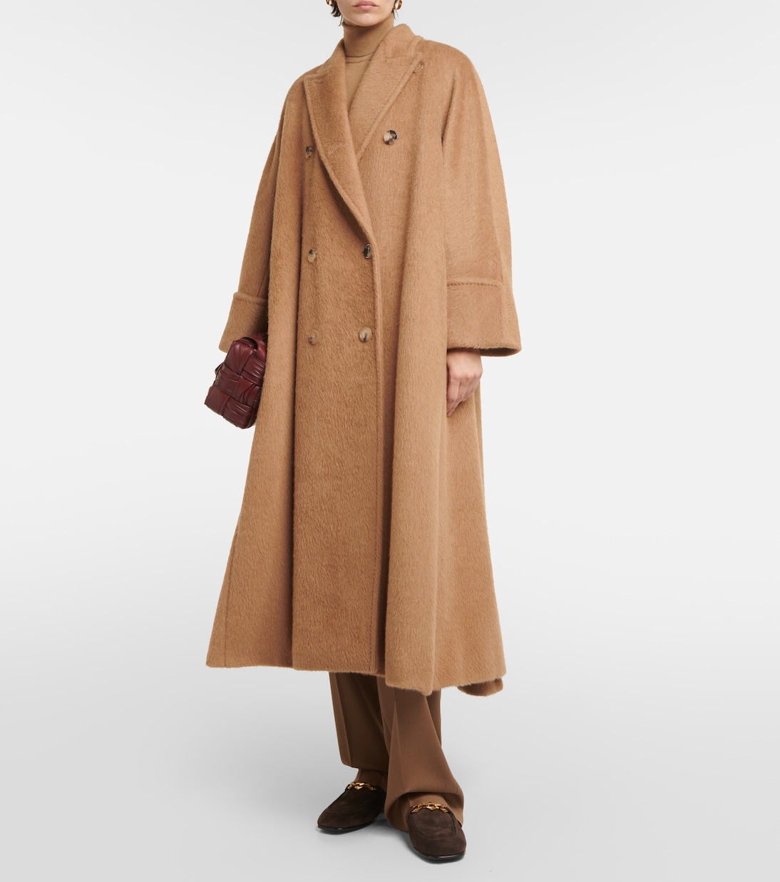 Caronte oversized camel wool coat  | Max Mara