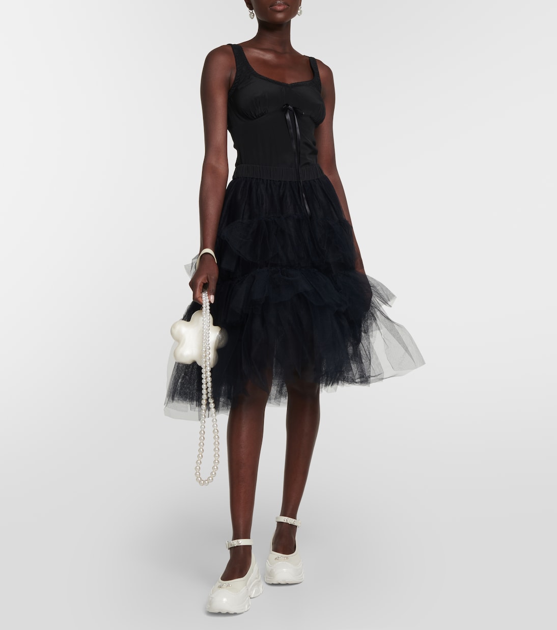 Bow-embellished bodysuit | Simone Rocha