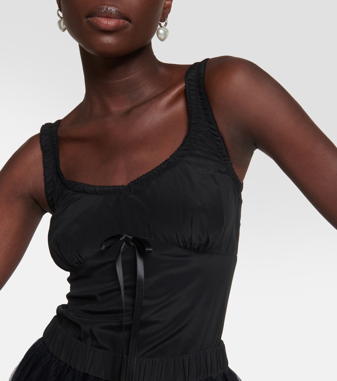 Bow-embellished bodysuit | Simone Rocha