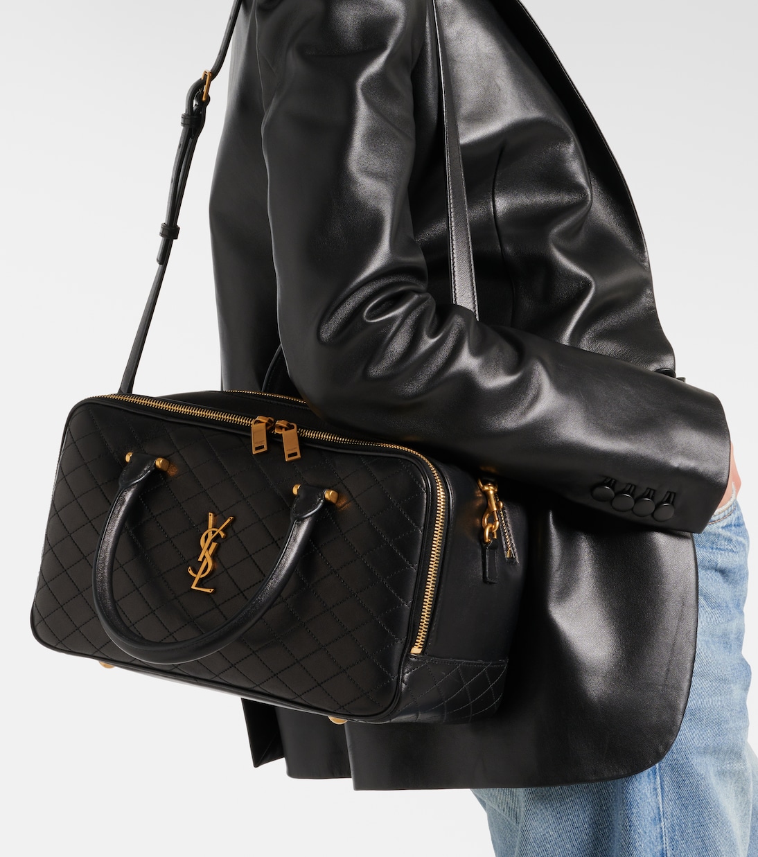 Bolso de viaje Cassandre de piel | Saint Laurent