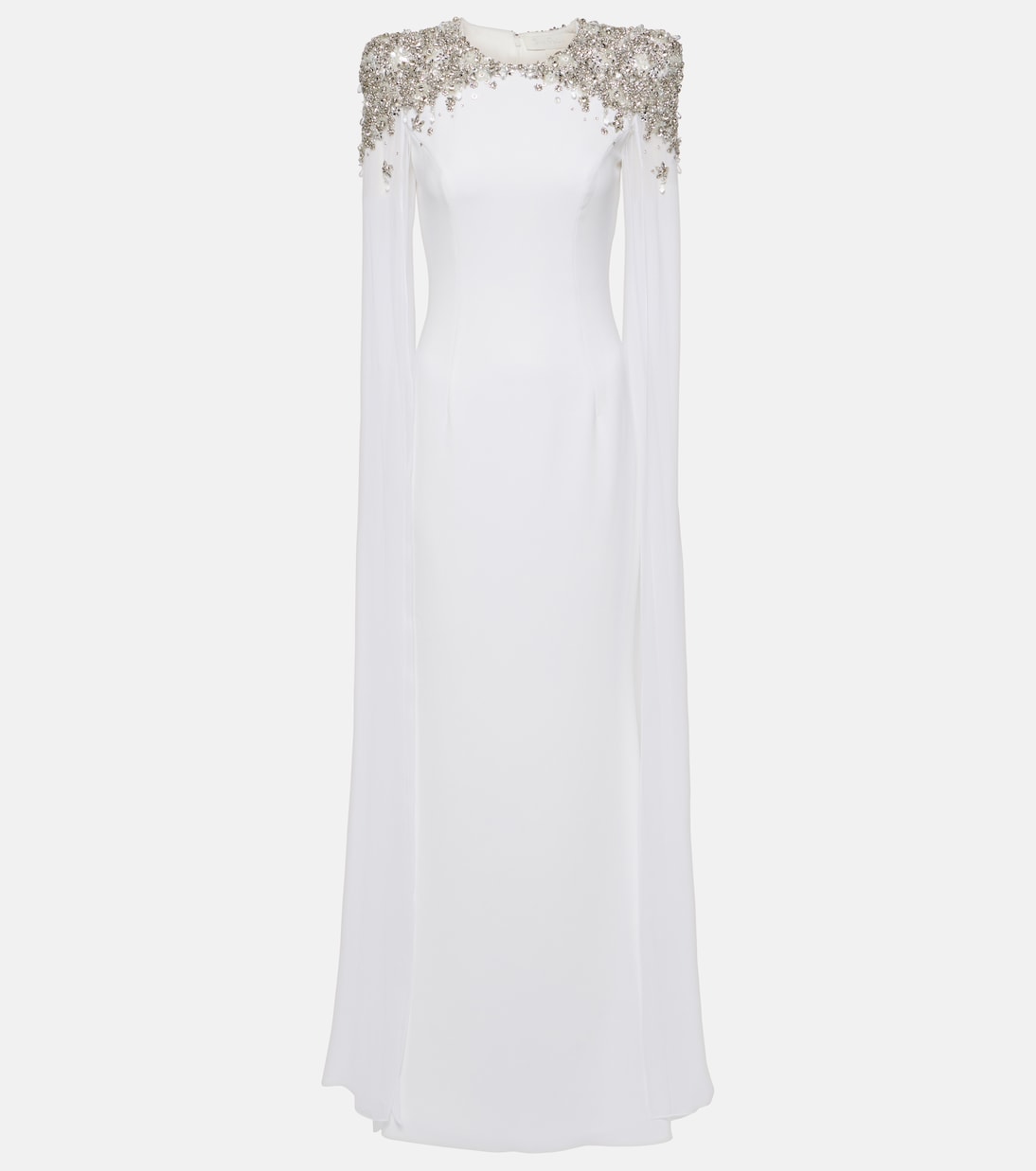 Vestido de Novia Frida con Capa Detallada y Adornos por Jenny Packham