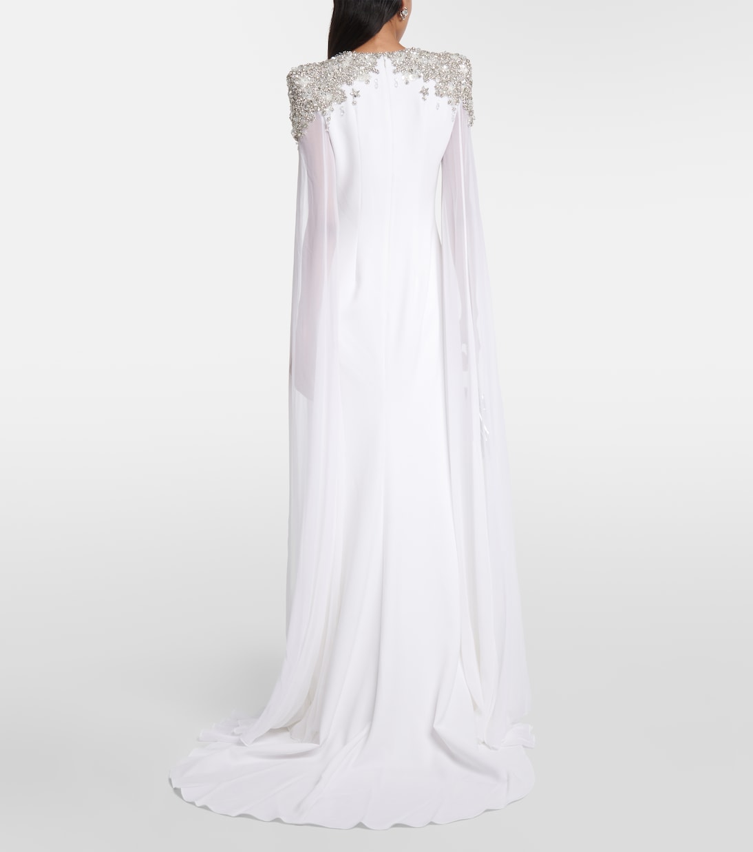 Vestido de Novia Frida con Capa Detallada y Adornos por Jenny Packham