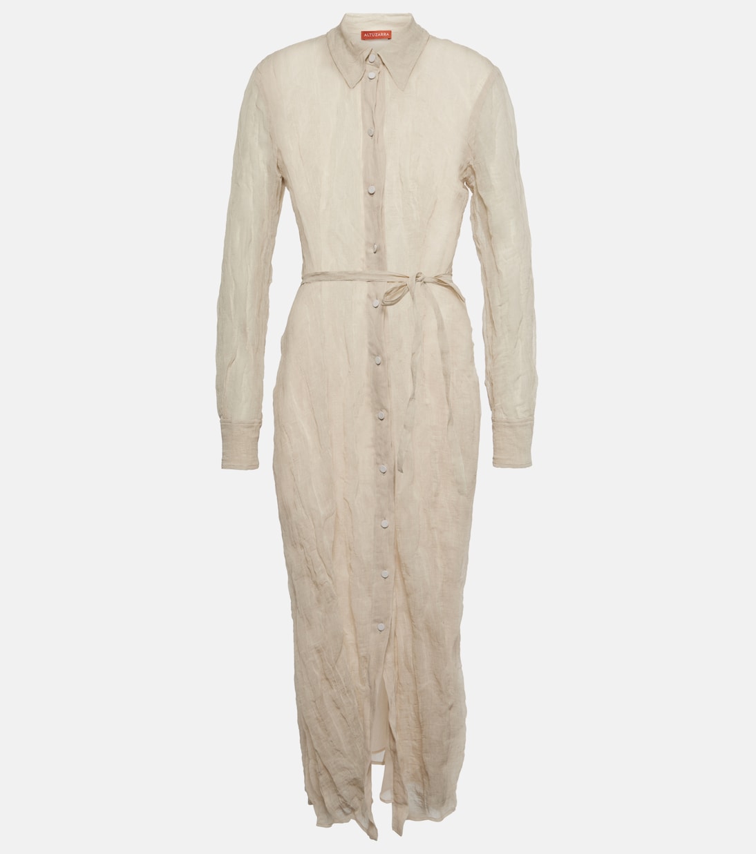 Abito chemisier Agnes in cotone e seta | Altuzarra