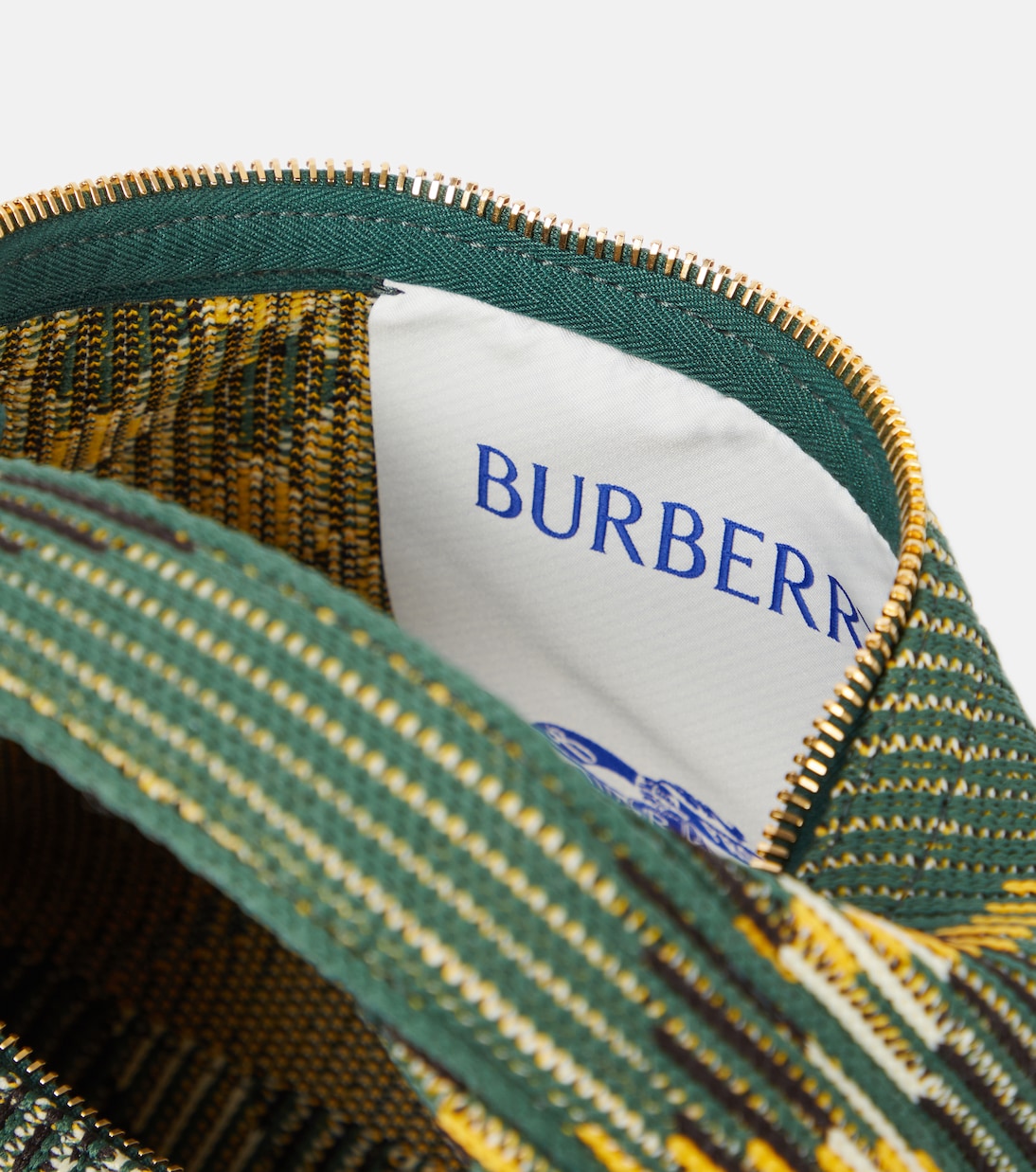 Peg Mini Burberry Check tote bag | Burberry