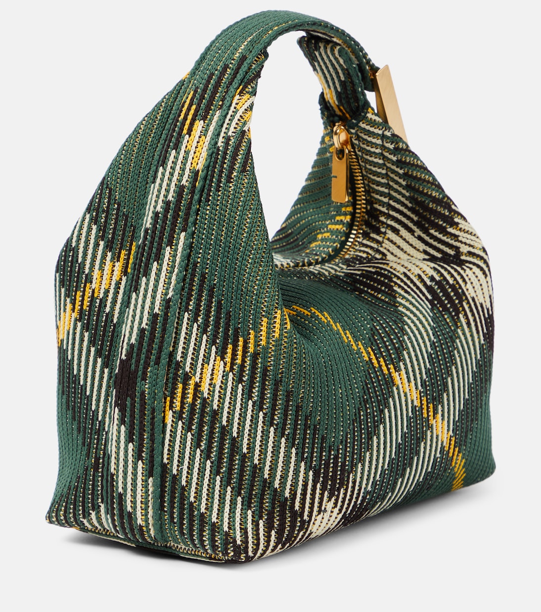 Peg Mini Burberry Check tote bag | Burberry