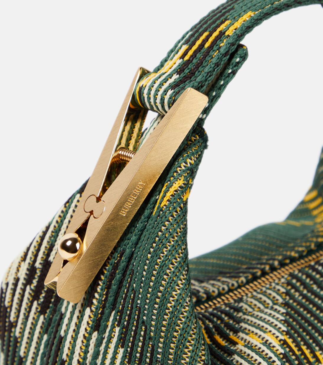 Peg Mini Burberry Check tote bag | Burberry