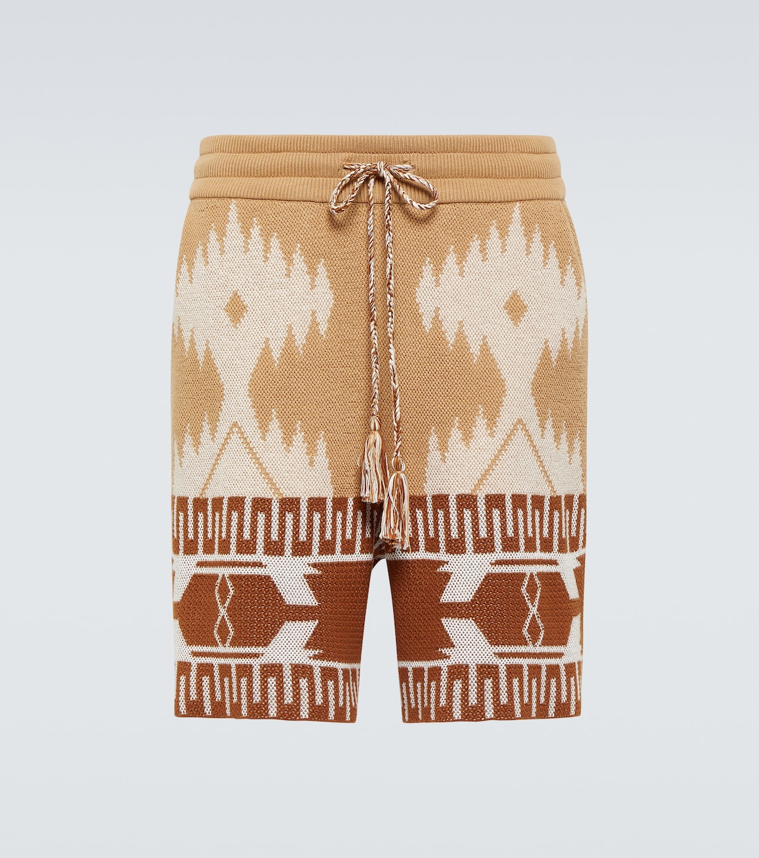 Shorts Icon de piqué de algodón en jacquard | Alanui