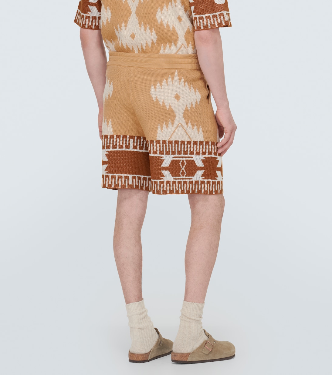 Shorts Icon de piqué de algodón en jacquard | Alanui