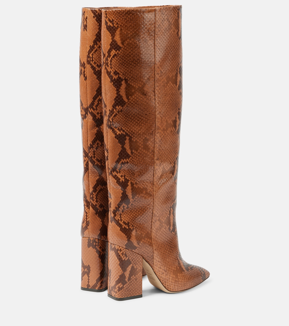 Botas altas Anja de piel grabada | Paris Texas