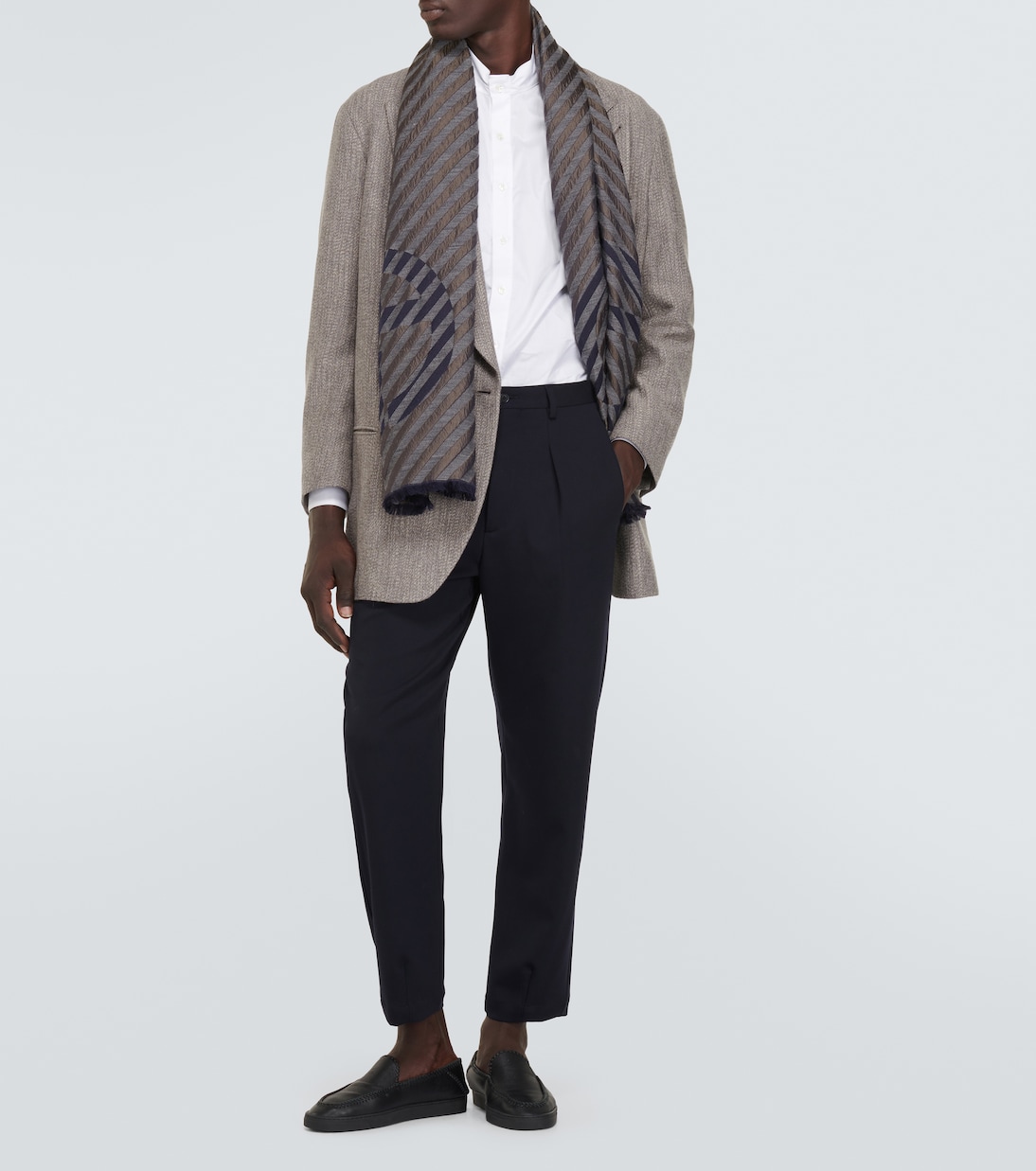 Wool straight pants | Giorgio Armani