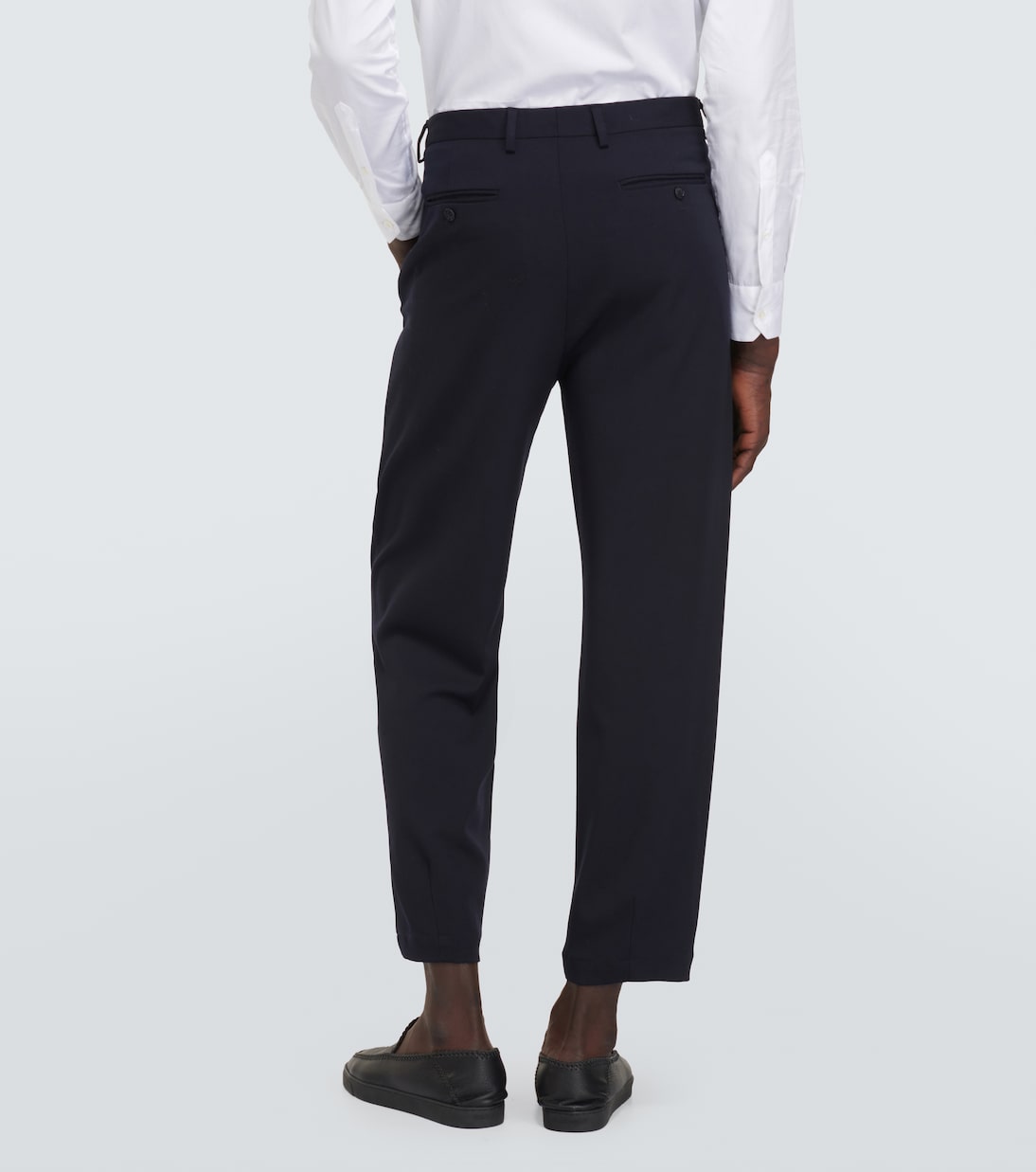 Wool straight pants | Giorgio Armani