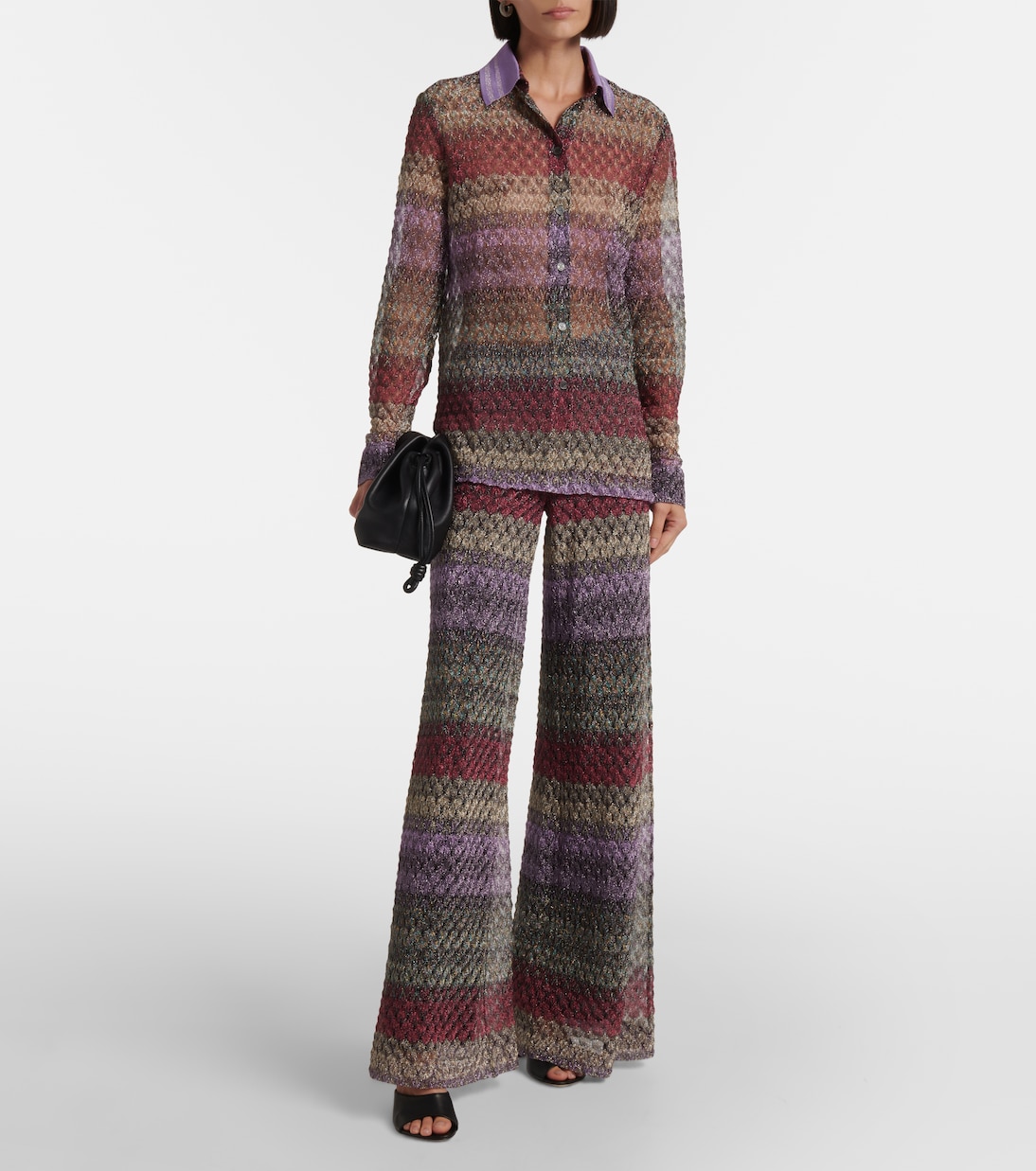Camicia in lamé a righe | Missoni