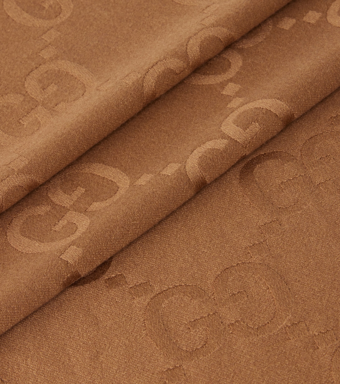 GG Canvas wool and silk blanket | Gucci