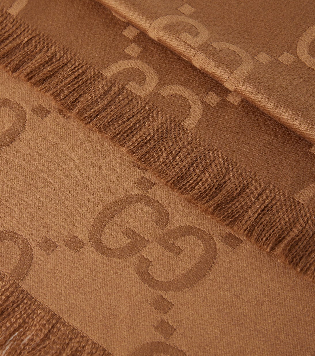 GG Canvas wool and silk blanket | Gucci