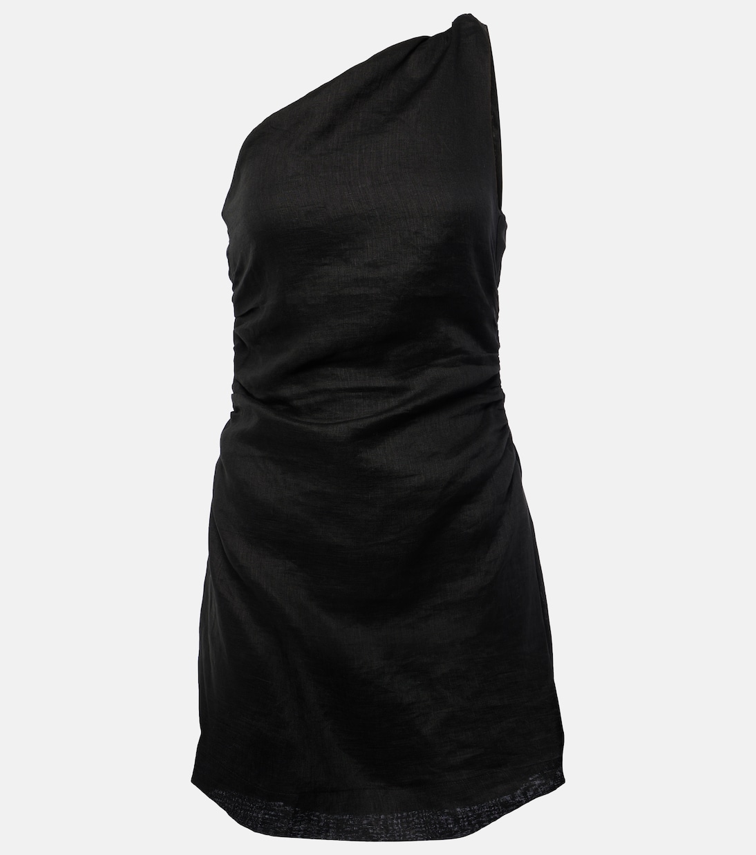 Marga gathered linen minidress | Faithfull