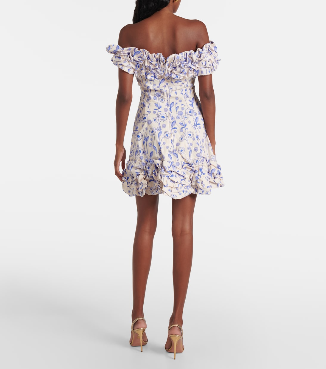Minikleid Jardin Petalo aus Baumwollpopeline | Agua by Agua Bendita