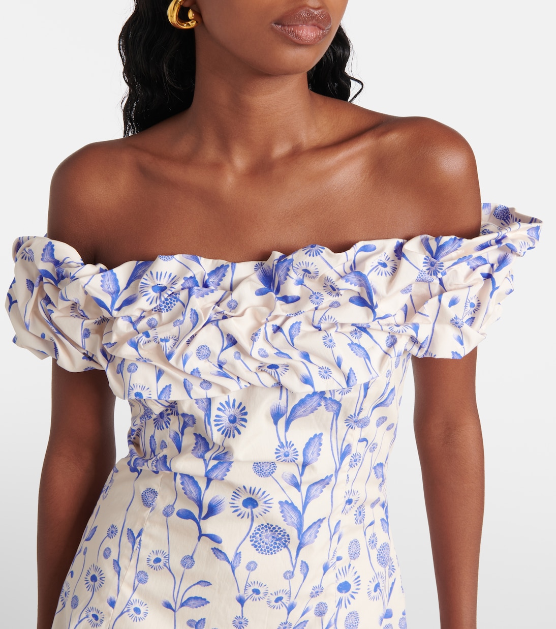 Minikleid Jardin Petalo aus Baumwollpopeline | Agua by Agua Bendita