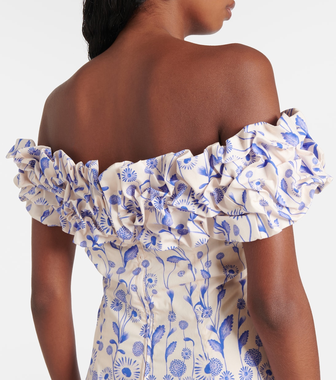 Minikleid Jardin Petalo aus Baumwollpopeline | Agua by Agua Bendita