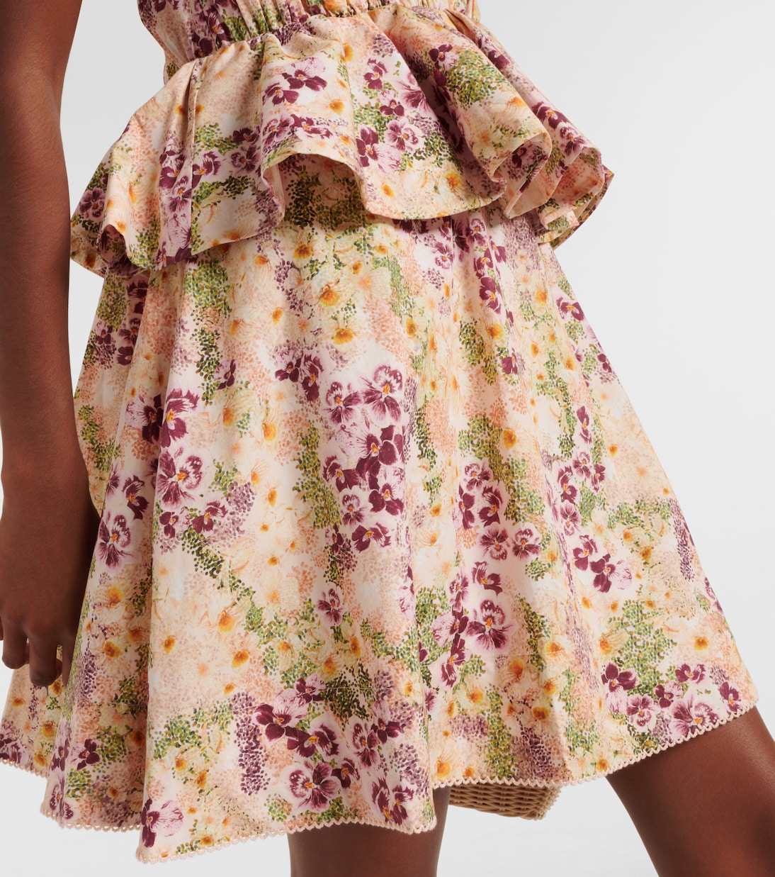 Minikleid Infinito Florecer aus Baumwolle | Agua by Agua Bendita