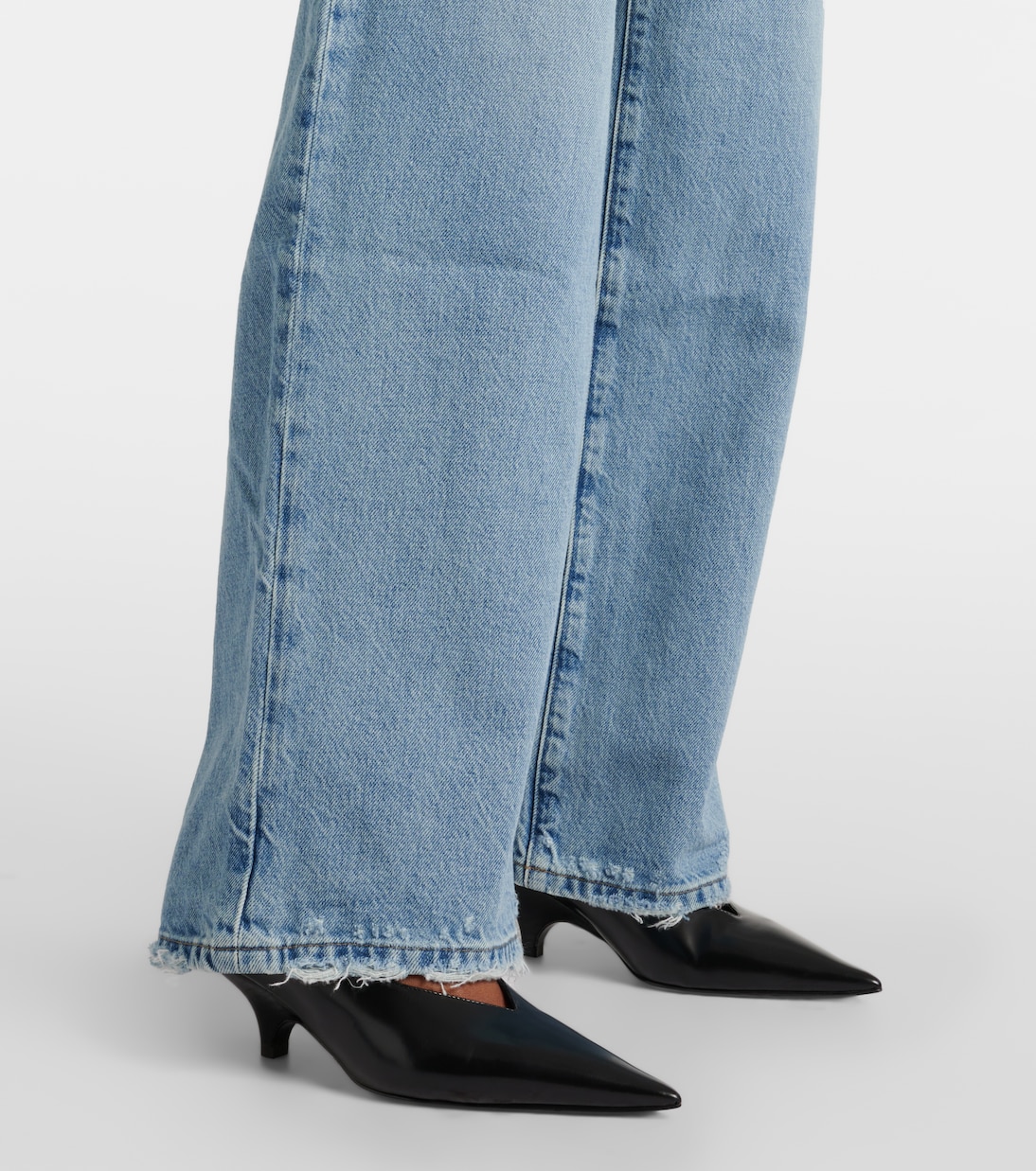 High-Rise Wide-Leg Jeans Le Jane | Frame