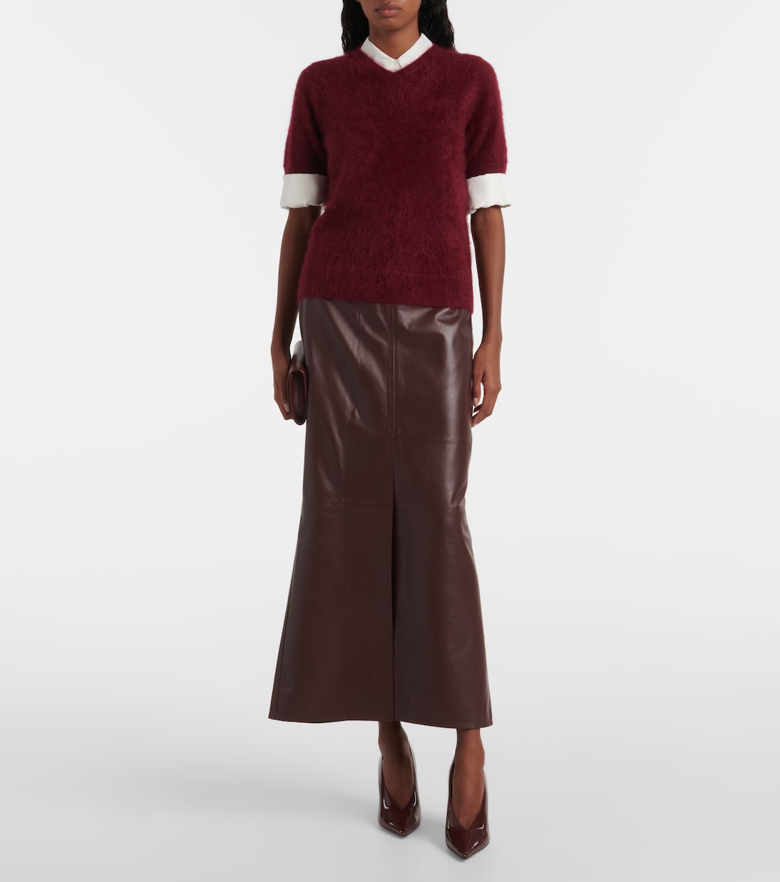Gonna midi Sleek Statement in pelle | Dorothee Schumacher