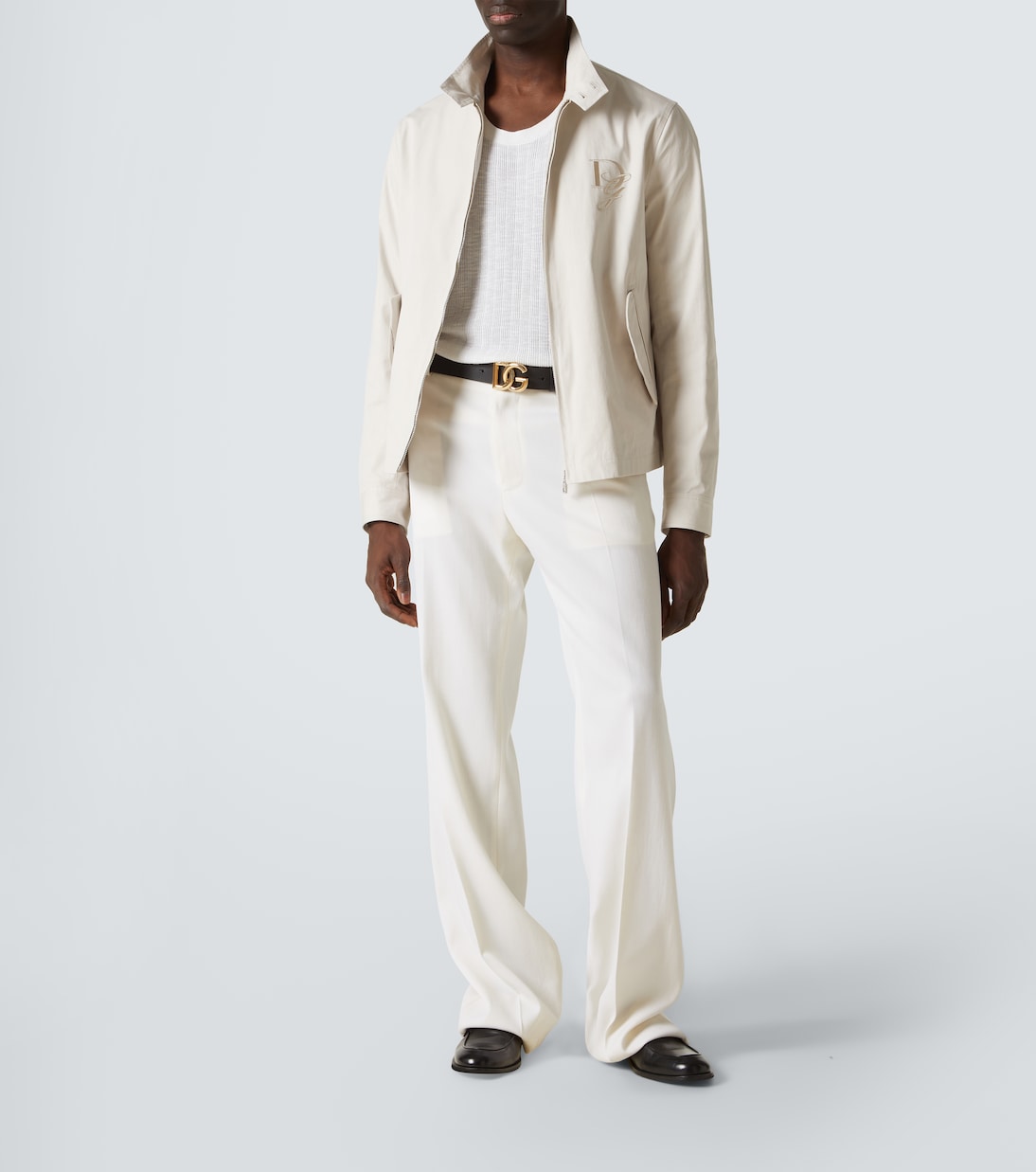DG embroidered cotton jacket | Dolce&Gabbana