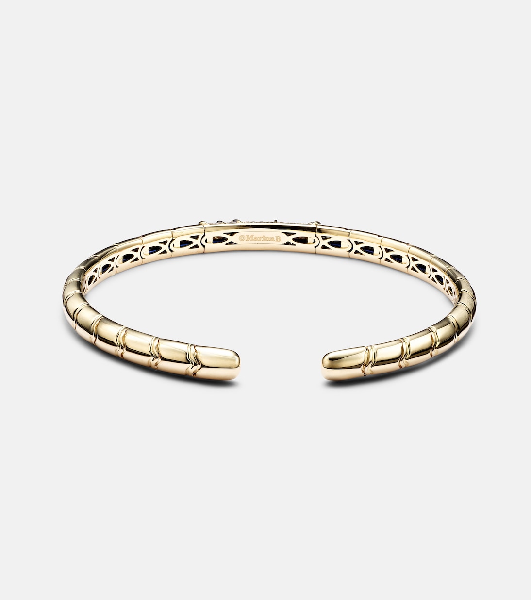 Jonc Ondine en or 18 ct et diamants | Marina B