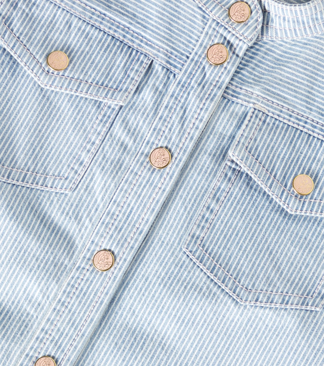 Top Wylie Utility aus Denim | Zimmermann Kids