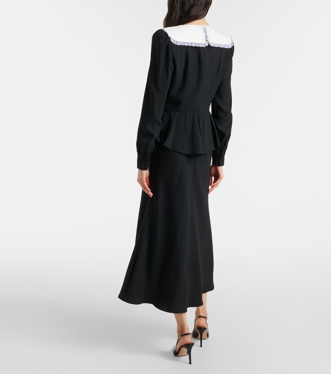 Abito midi in raso | Alessandra Rich