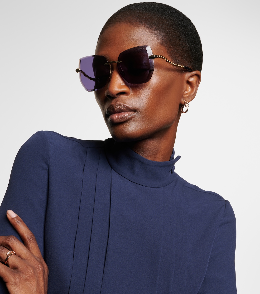 Lunettes de soleil Serpenti Viper oversize | Bvlgari