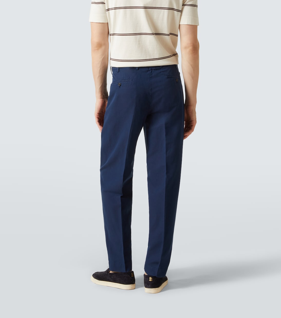 Pantaloni chino in lino e cotone | Incotex