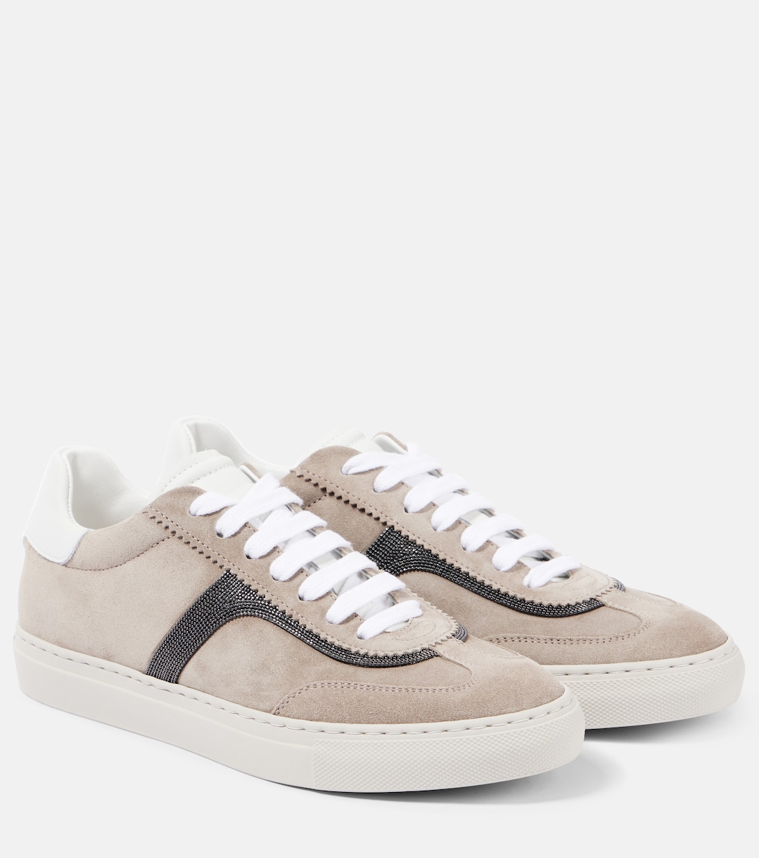 Sneakers in suede | Brunello Cucinelli