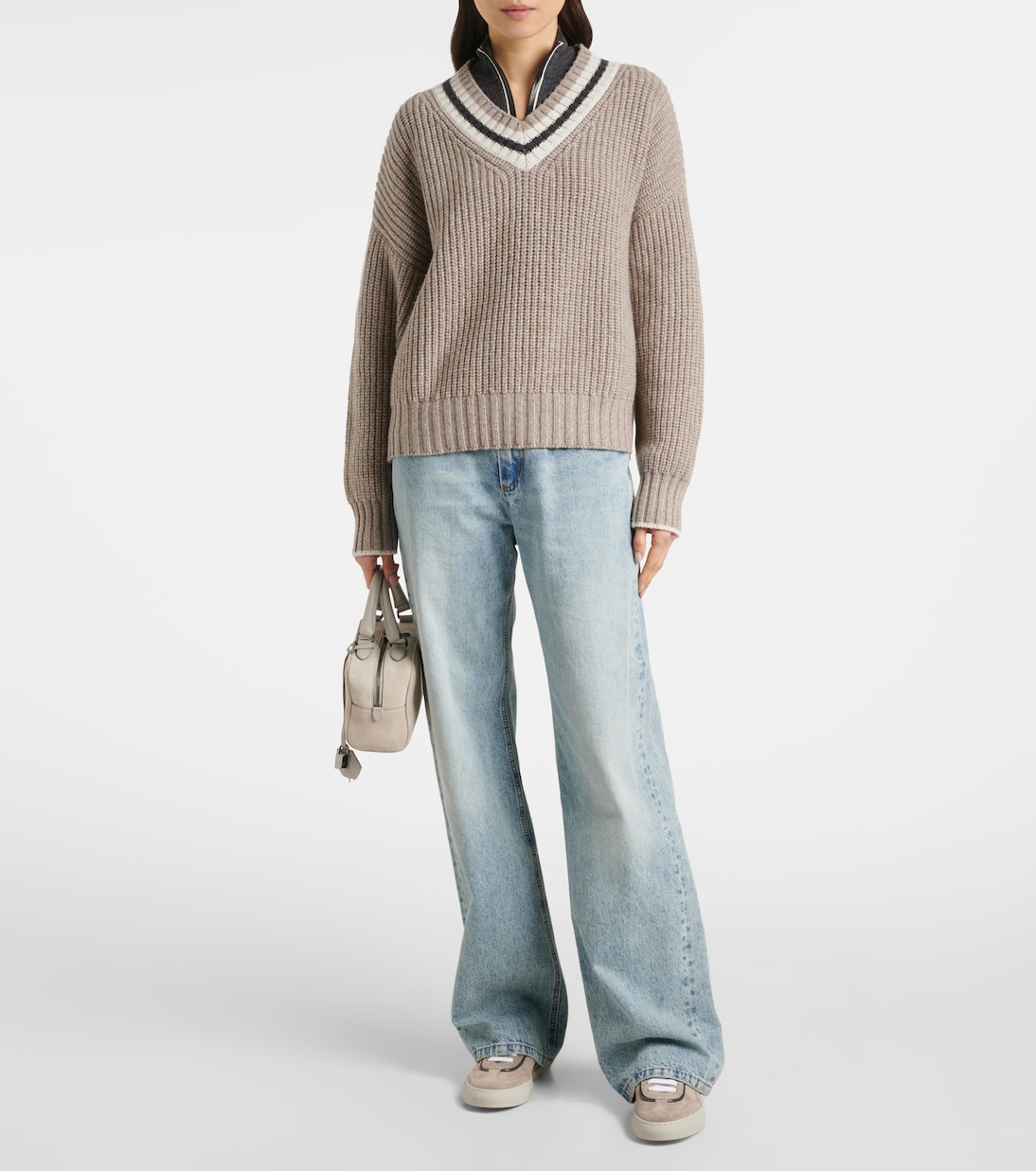 Sneakers in suede | Brunello Cucinelli