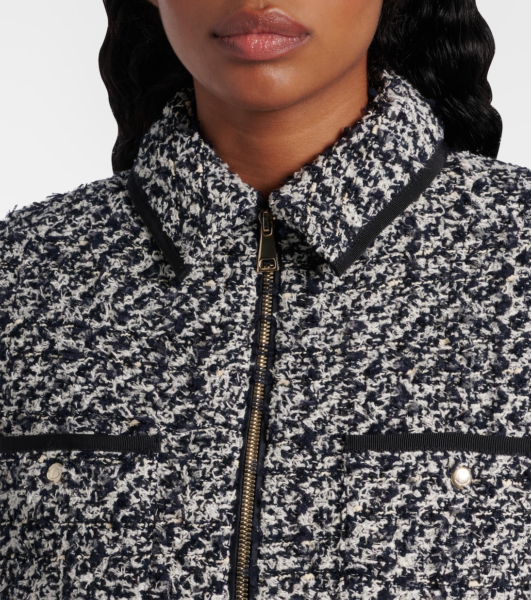 Piumino in tweed bouclé | Moncler