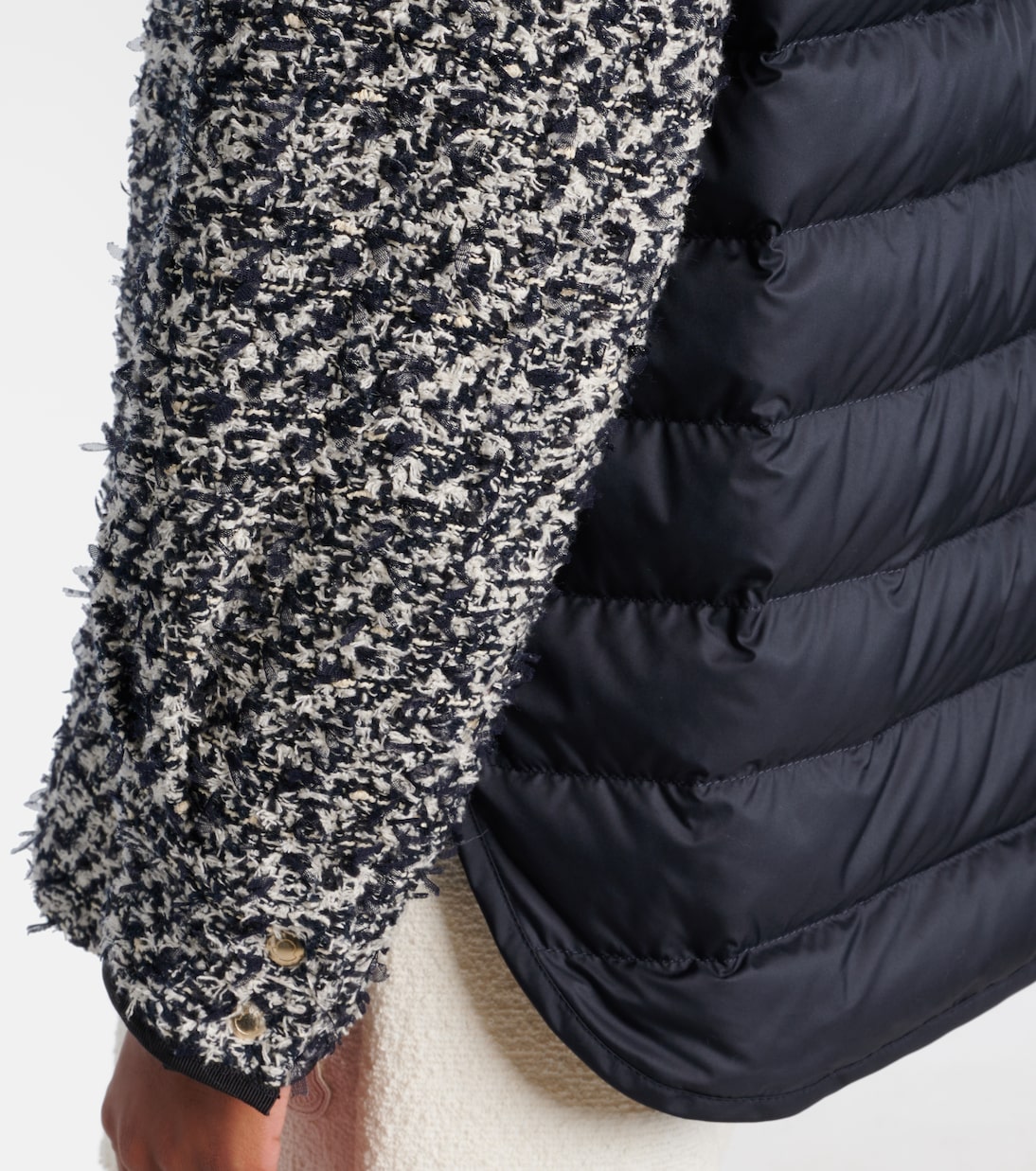 Piumino in tweed bouclé | Moncler