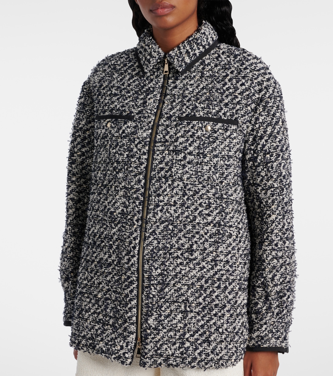 Piumino in tweed bouclé | Moncler