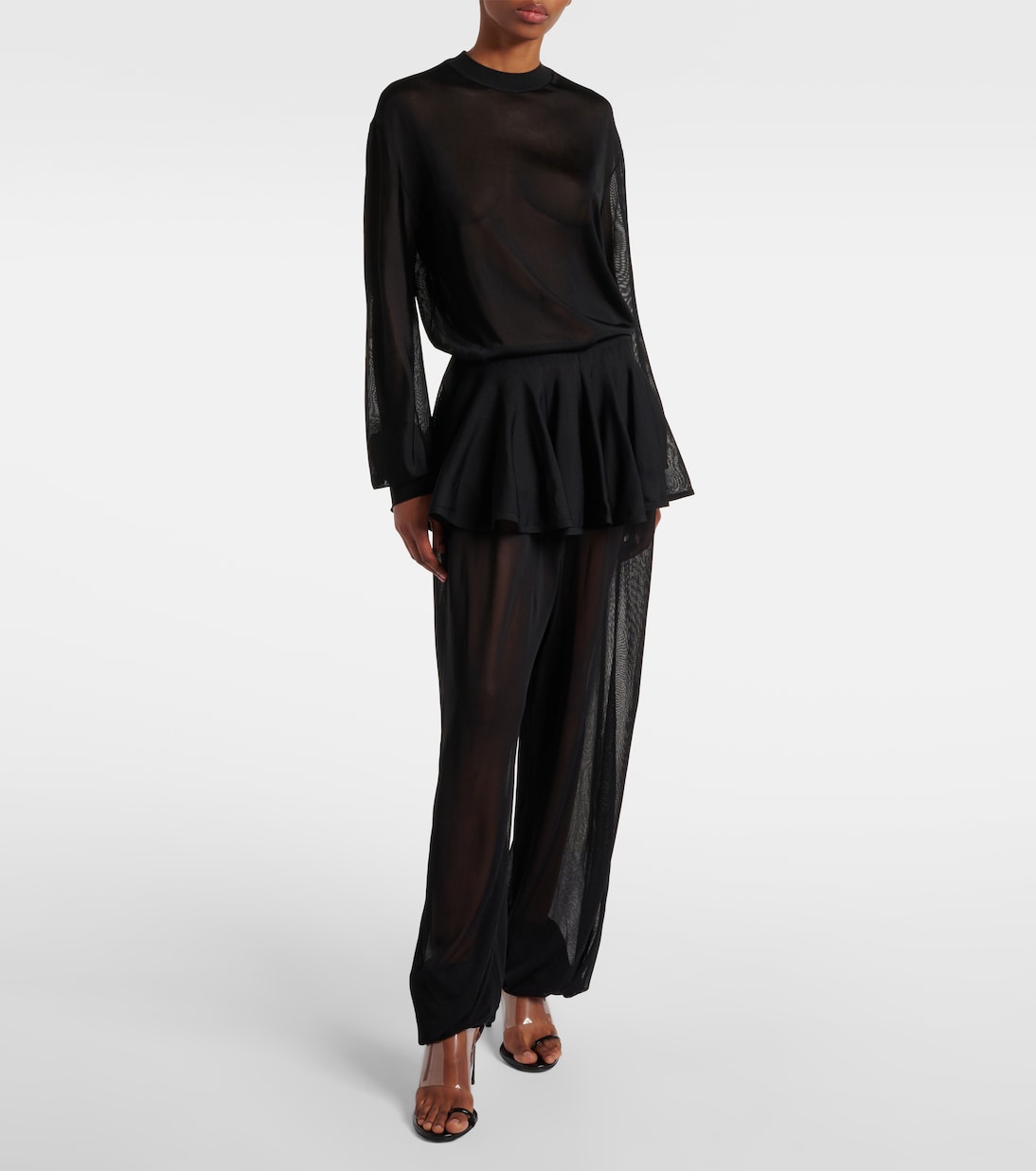 Pullover con lamé  | Alaïa