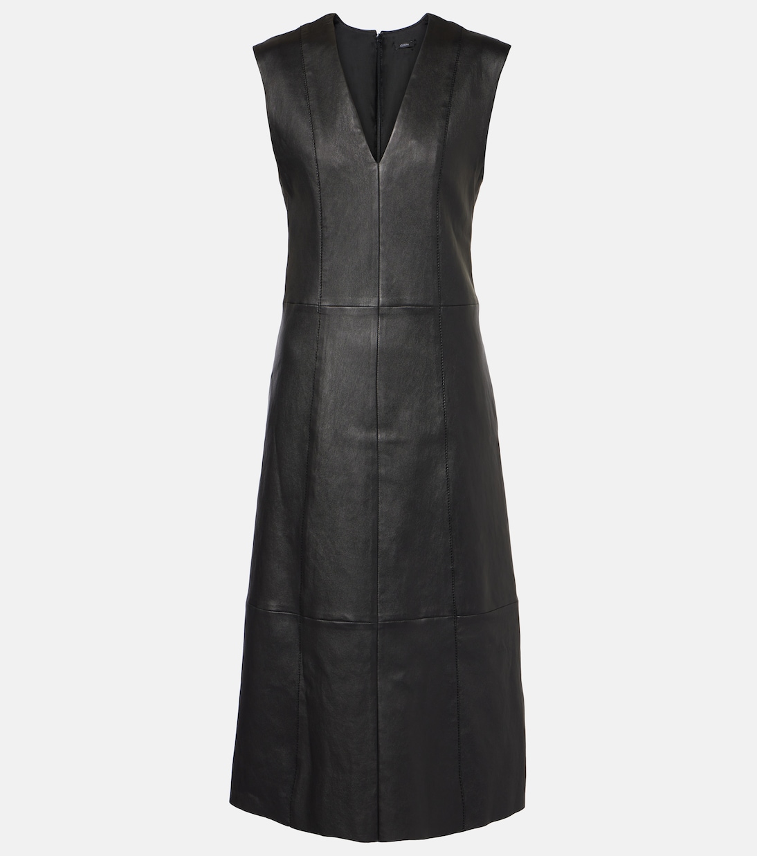 Robe midi Kosma en cuir | Joseph