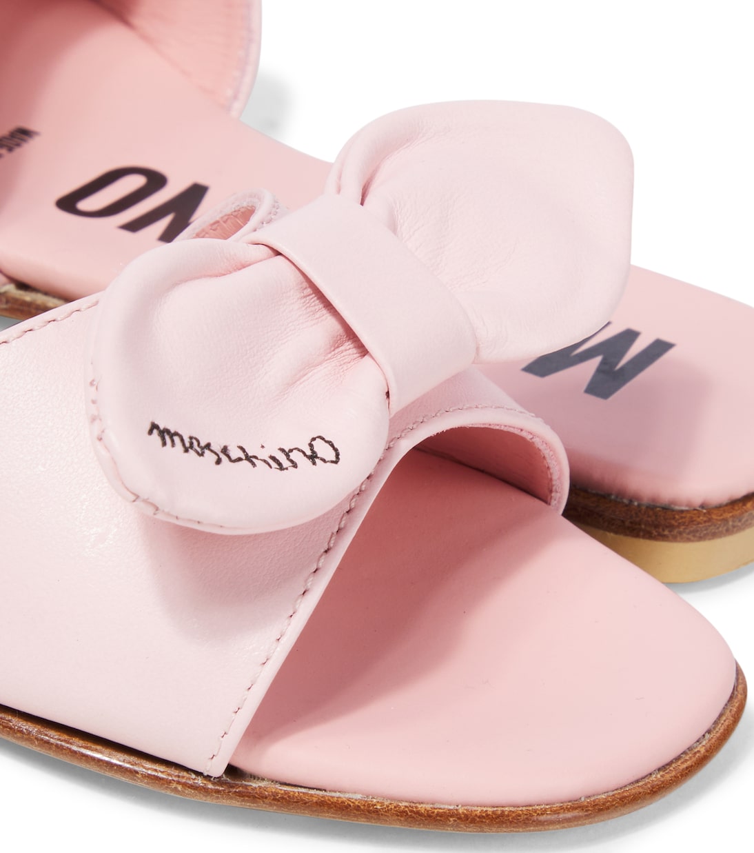Mules en cuir | Moschino Kids