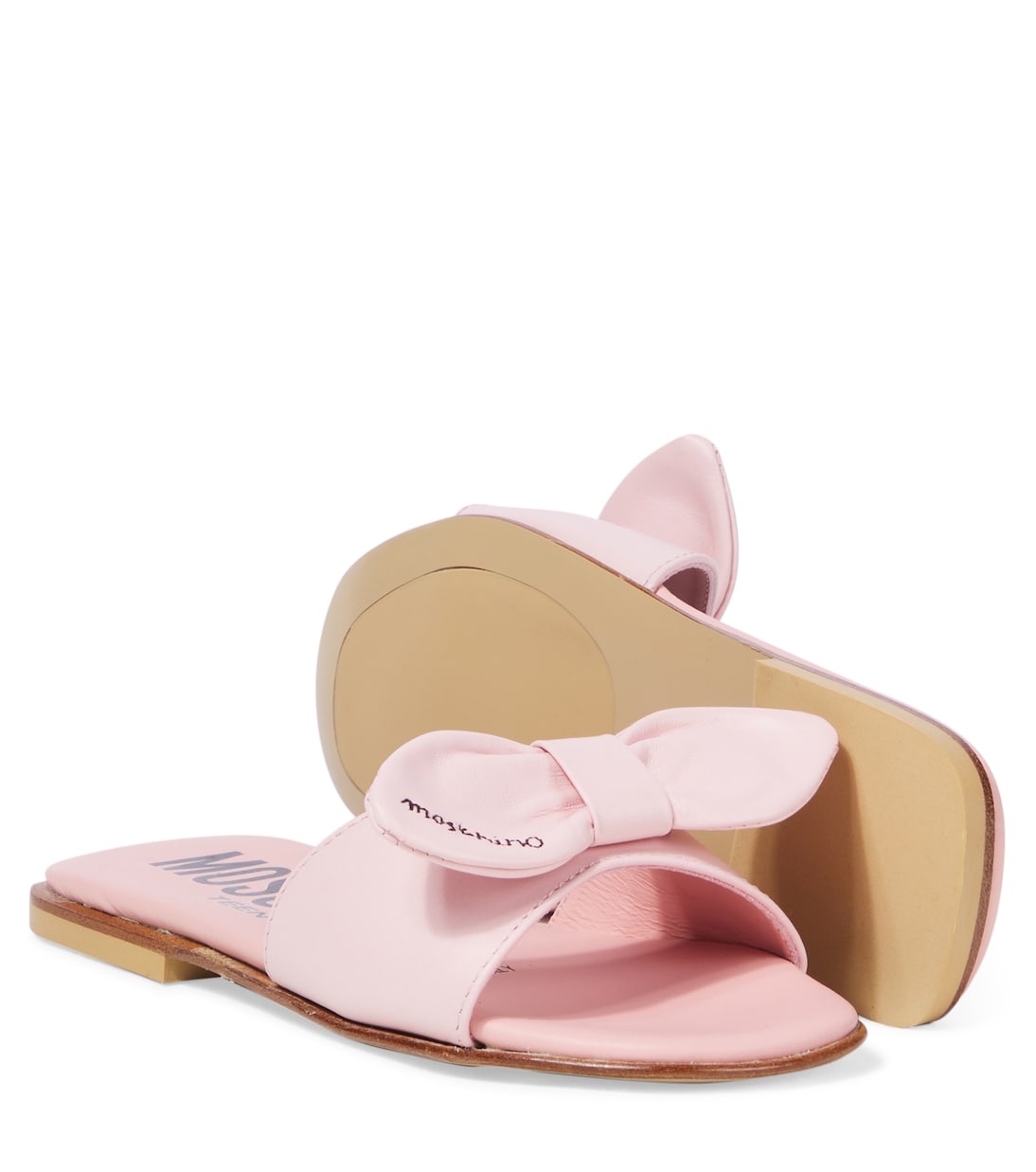 Mules en cuir | Moschino Kids