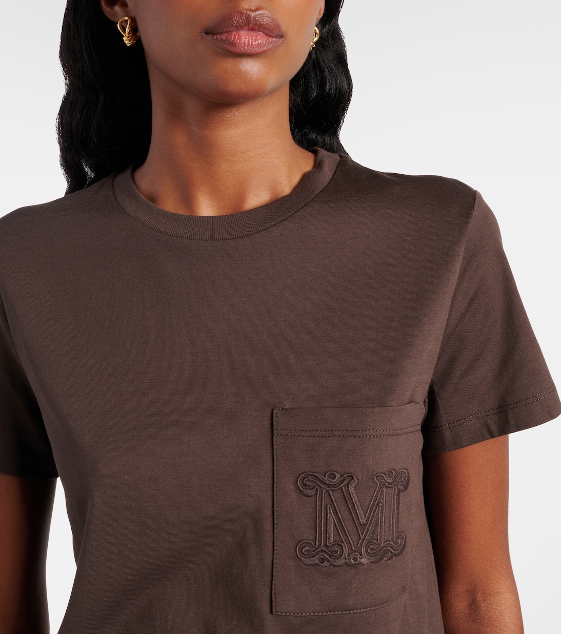 Papaia logo cotton jersey T-shirt | Max Mara