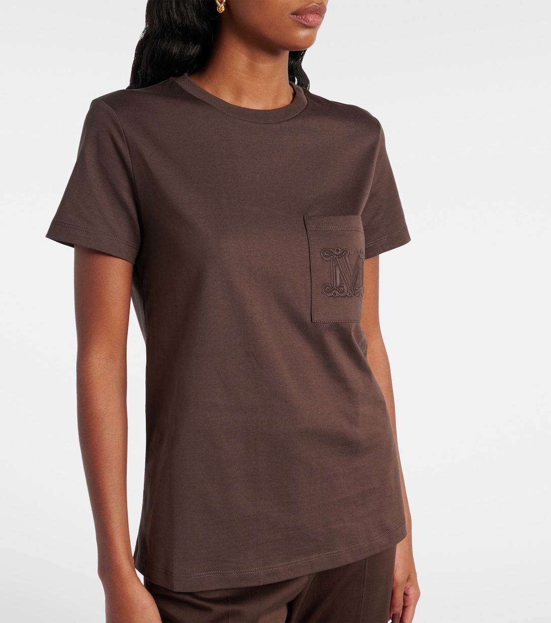 Papaia logo cotton jersey T-shirt | Max Mara