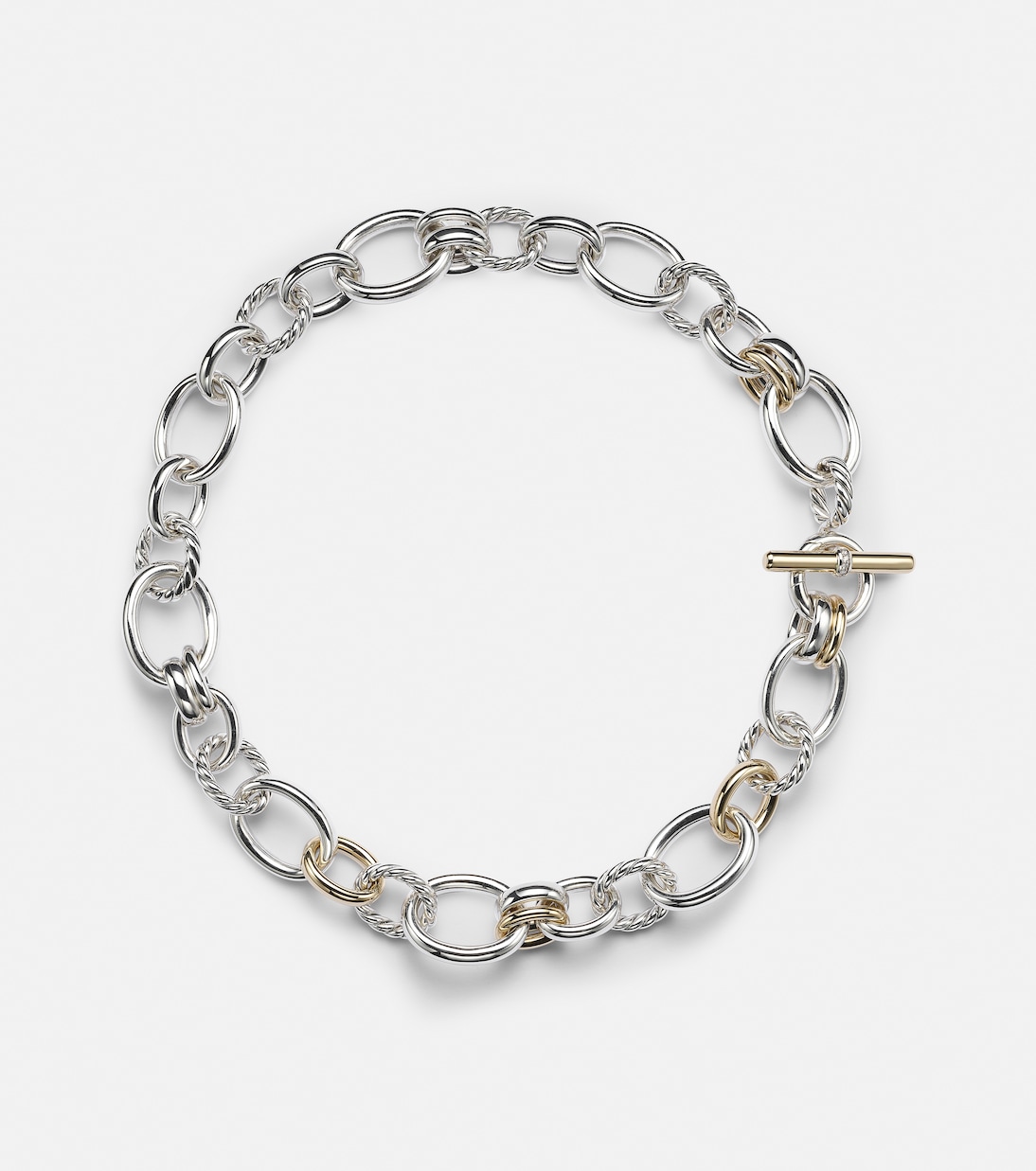 Collana DY Mercer™ in argento sterling e oro18kt con diamanti | David Yurman