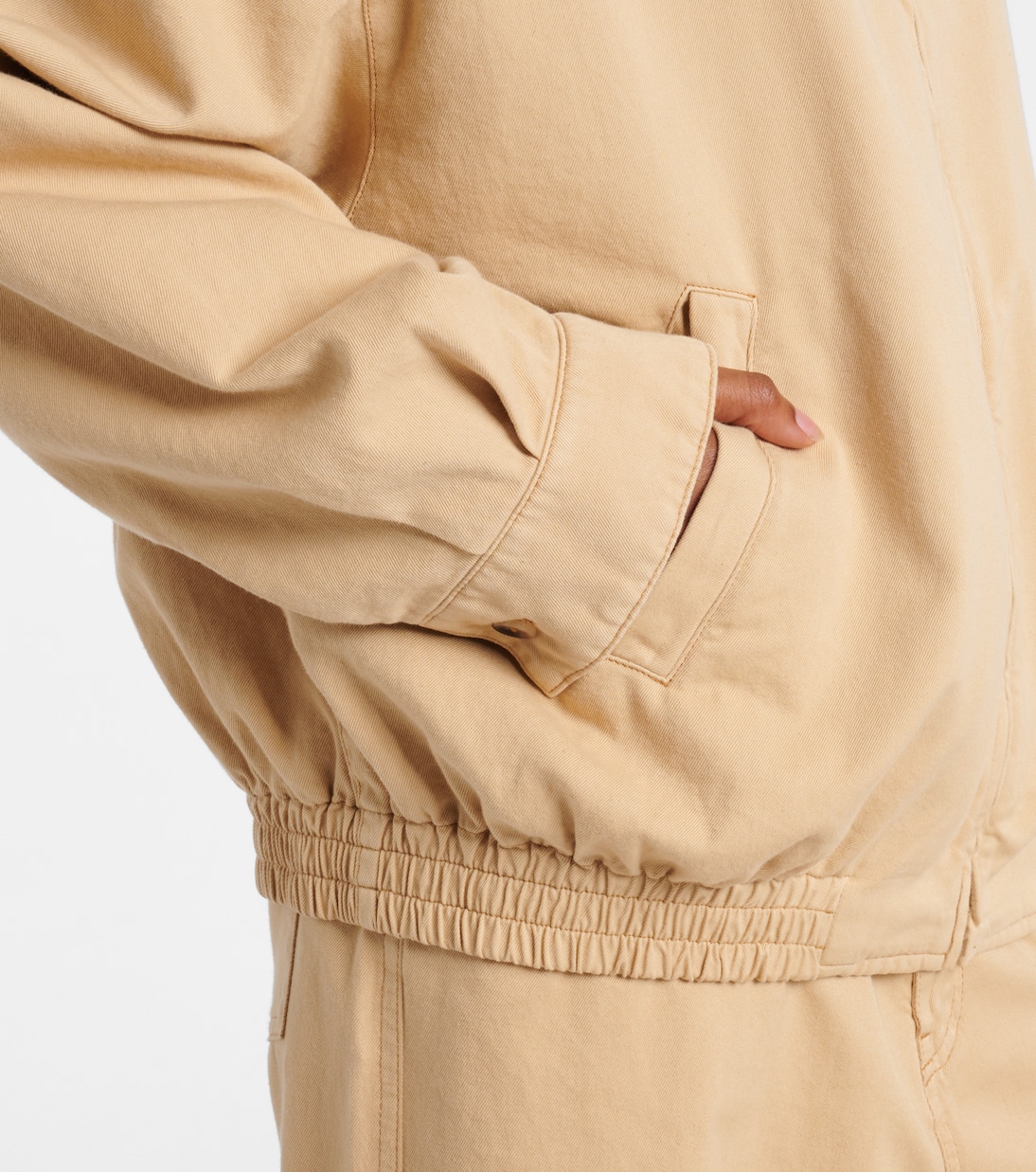 Chaqueta de denim con logo | Miu Miu