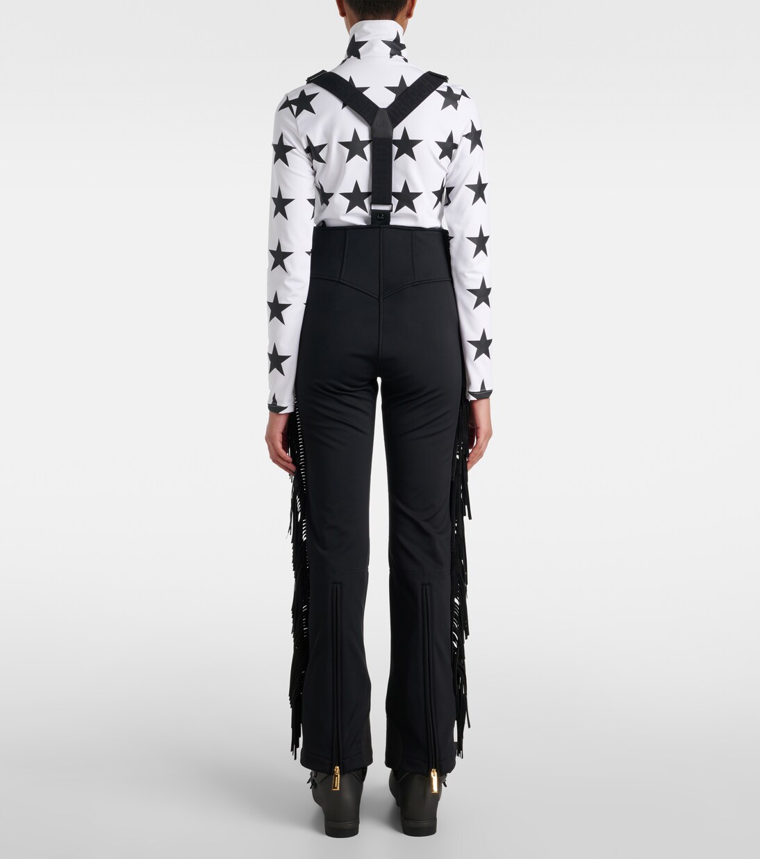 Cowboy fringed ski salopettes | Goldbergh