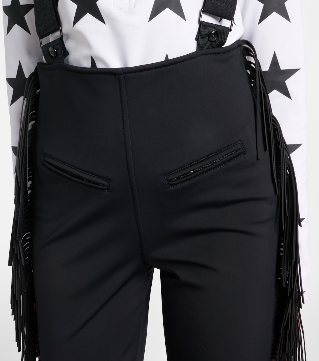 Cowboy fringed ski salopettes | Goldbergh