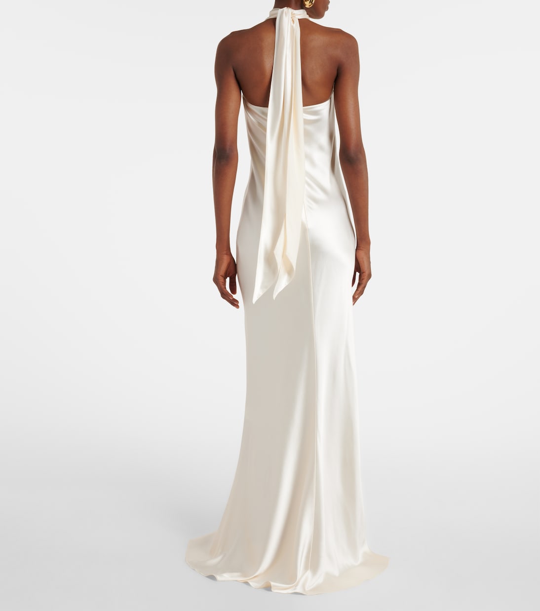 Bridal Robe Chilton aus Satin | Ralph Lauren Collection