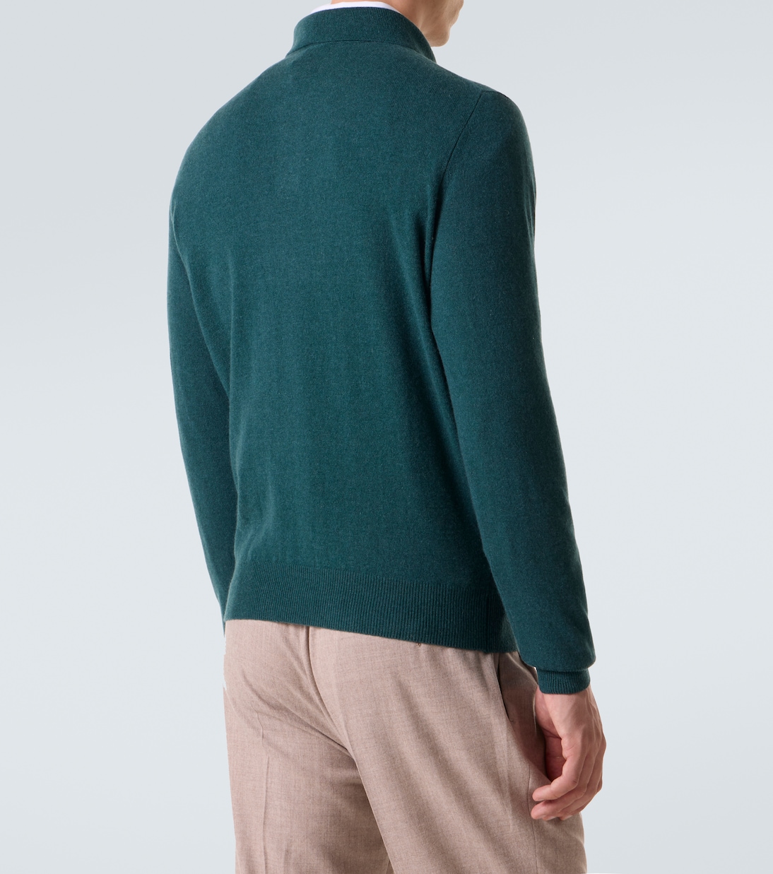 Cashmere polo sweater | Rubinacci